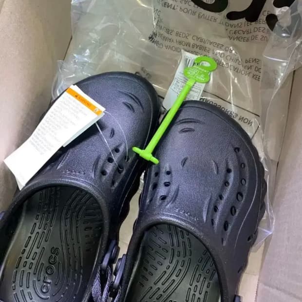 새상품) 크록스 에코 클로그 블랙 230