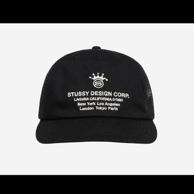 스투시 로우 프로파일 디자인 코프 트러커 스냅백