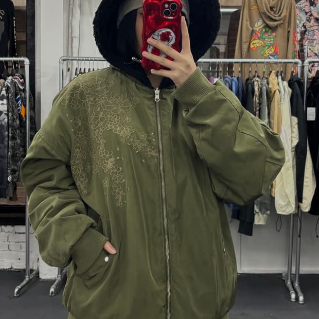 카라쿠리 타마시 오리엔탈 리버시블 MA-1