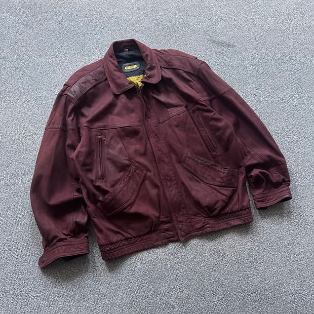 Scapati 버건디 자켓