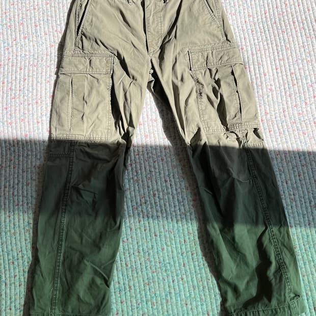 RRL 더블알엘 서플러스 포플린 카고 팬츠 올리브 29x30