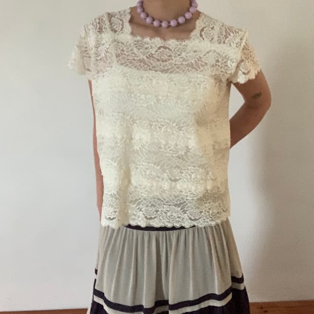 Floral Lace Short Sleeve