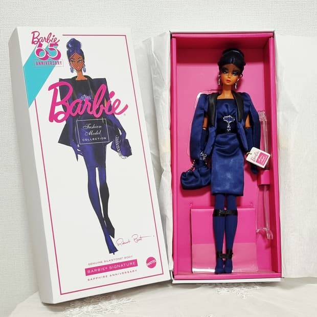 실크스톤 바비 패션모델 컬렉션 사파이어 마텔 65주년 2천점 한정판 