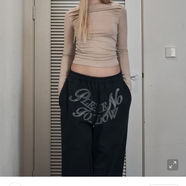 플리즈노팔로우 리사 드레이프 탑