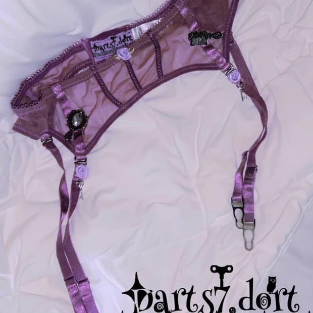 Vintage Rose Garter Belt