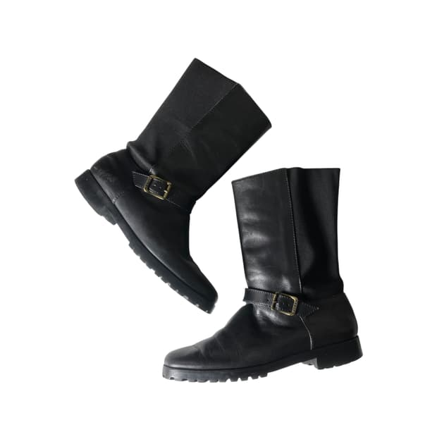 [Ralph Lauren] 랄프로렌 버클 레더 부츠