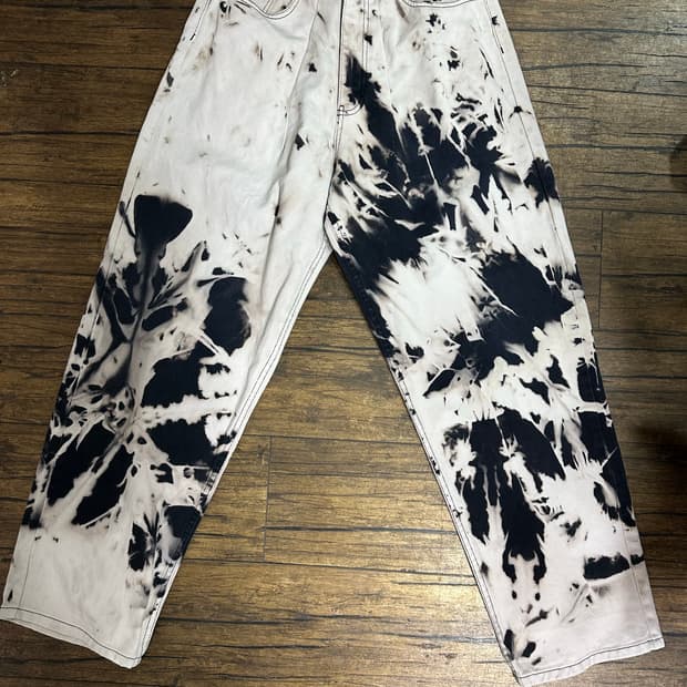 캘빈클라인 워싱 데님 와이드 와일드 패션팬츠 30사이즈