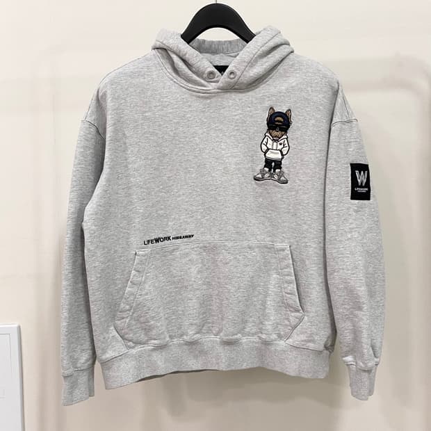 라이프워크 볼캡 힙독 후드 티셔츠