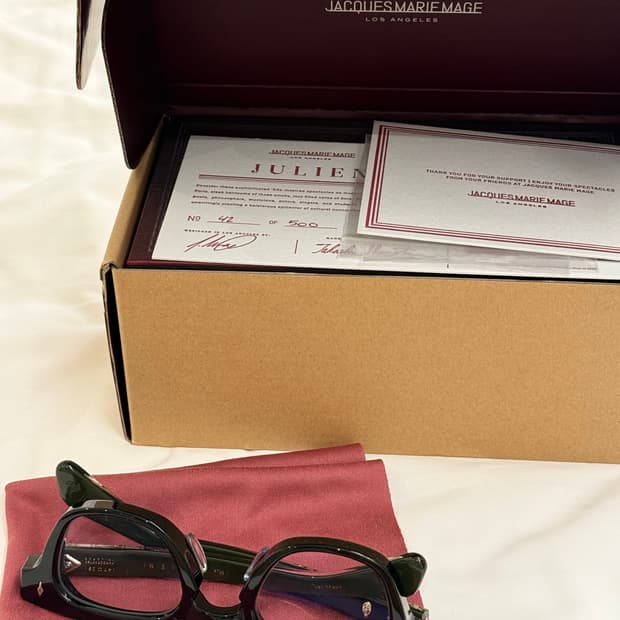 자크마리마지 안경 줄리엔 블랙 새제품급 판매