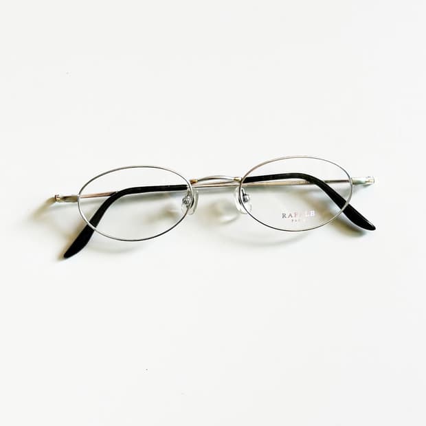 RAFALE PARIS 실버메탈 슬림 오벌 프레임 빈티지 안경