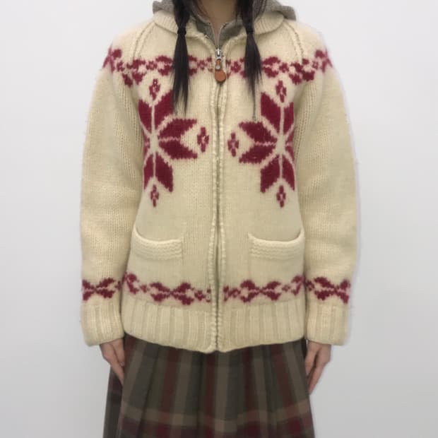 Mps Wool Nordic Shawl Collar Cardigan