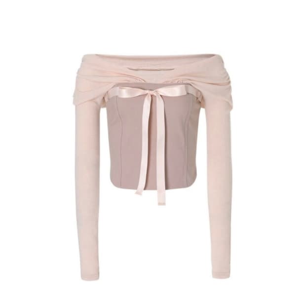 Notyourrose 낫유어로즈 미우탑 miu top pink