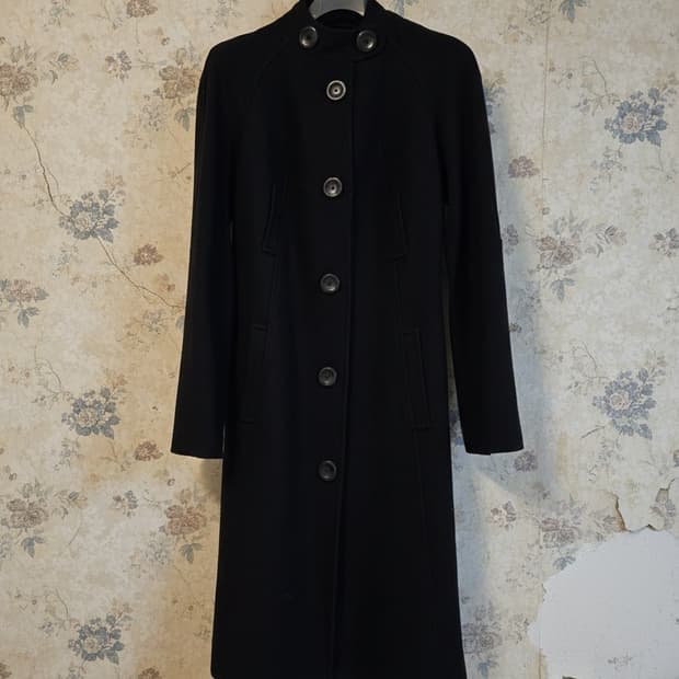 Armani Exchange 블랙 롱 코트 55