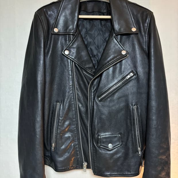 BLKDNM 레더 자켓
