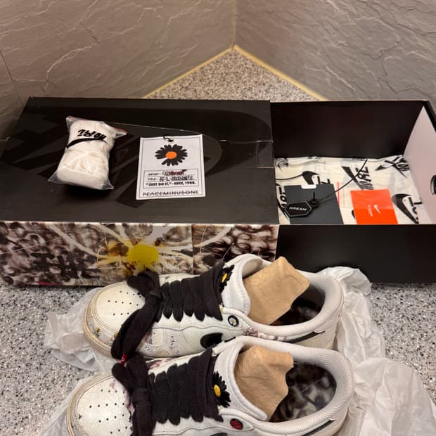 나이키 x 피스마이너스원 에어포스1 로우 파라노이즈 2.0