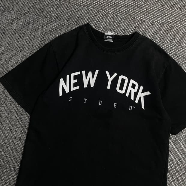 The clan 뉴욕 양키스 빅로고 반팔 티셔츠y 5386