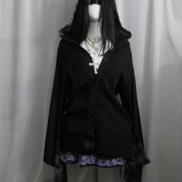 Nier clothing 기모노 서브컬쳐 후드집업