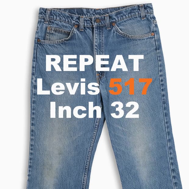 리바이스 517 오렌지탭 중청 80s USA 32인치 OR51734181