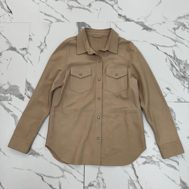 빈티지 양가죽 웨스턴 셔츠