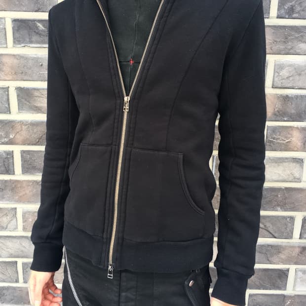 junhashimoto High Neck Zip Hoodie