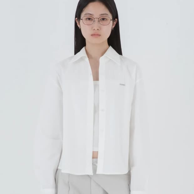 미세키서울 베이직 코튼 셔츠 화이트