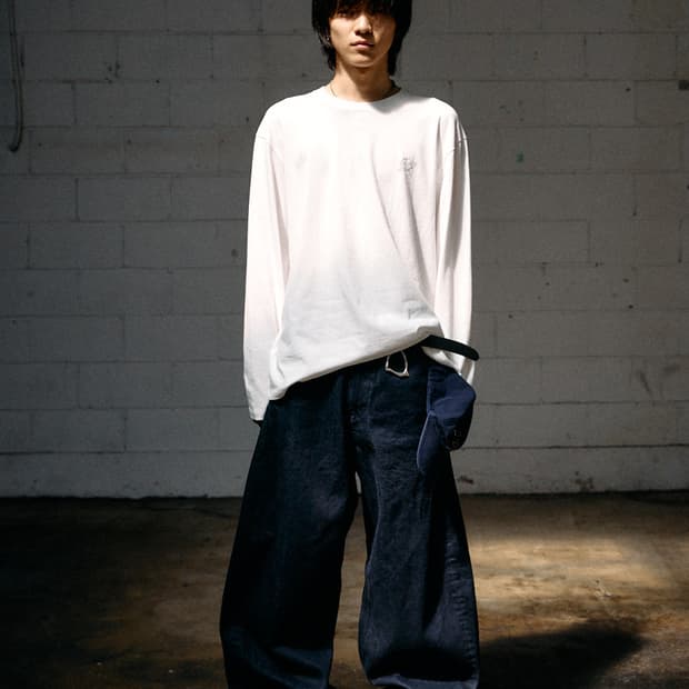 해칭룸 Wide Curve Jeans Washed Indigo