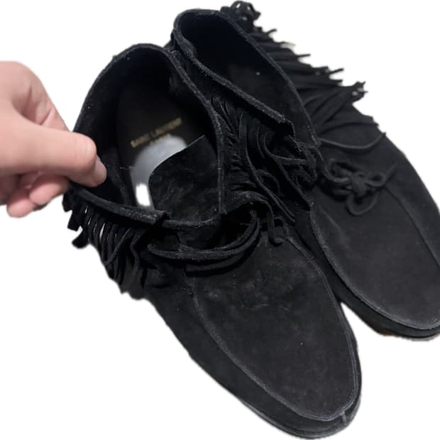 생로랑 프린지 부츠42