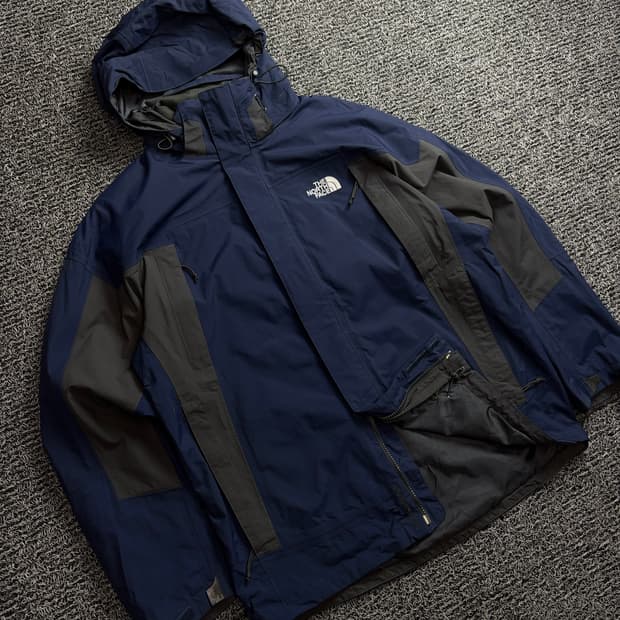 노스페이스 테크웨어 배색 나일론 마운틴 자켓 1534