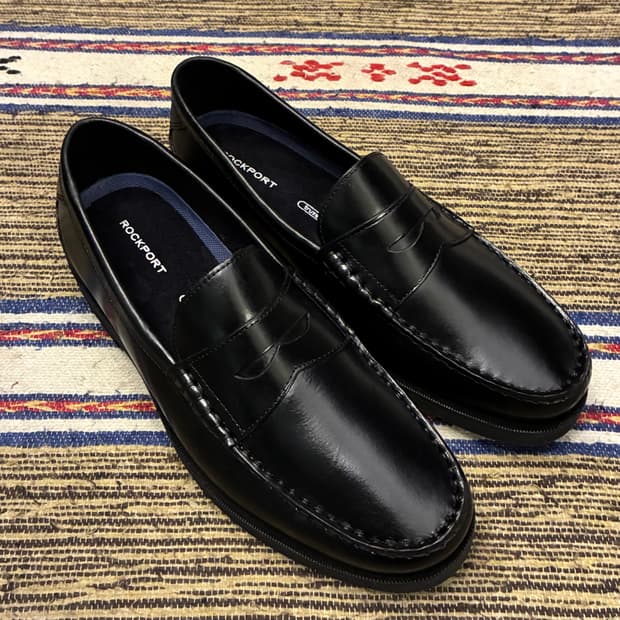 (280)락포트 가죽 레더 모던 프렙 페니로퍼 구두 남자로퍼