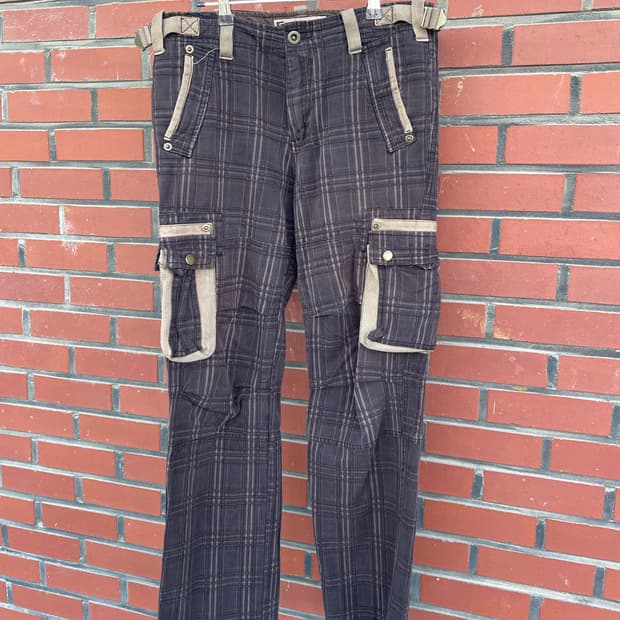 vintage checkered pants