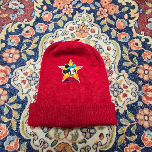 디즈니 오리지널 90s 재팬 빈티지 미키마우스 비니 