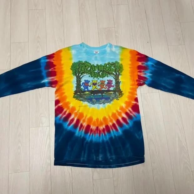 (L) 그레이트풀 데드 90s USA제 빈티지 밴드티