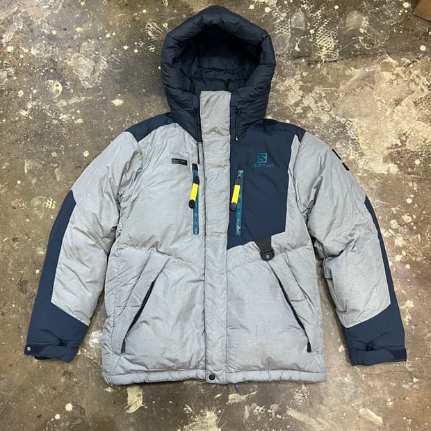 100) 살로몬 알라스카 헤비 구스다운 패딩점퍼 대장급 패딩