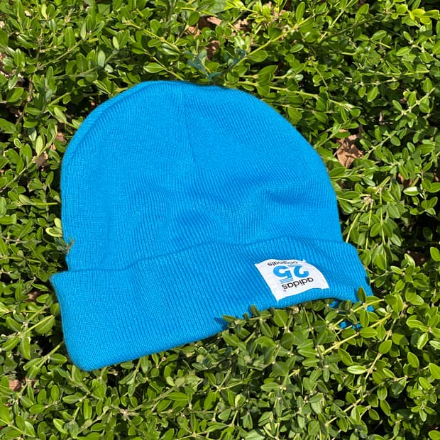 [L-XL] 아디다스 25주년 니고 콜라보 블루 비니 모자