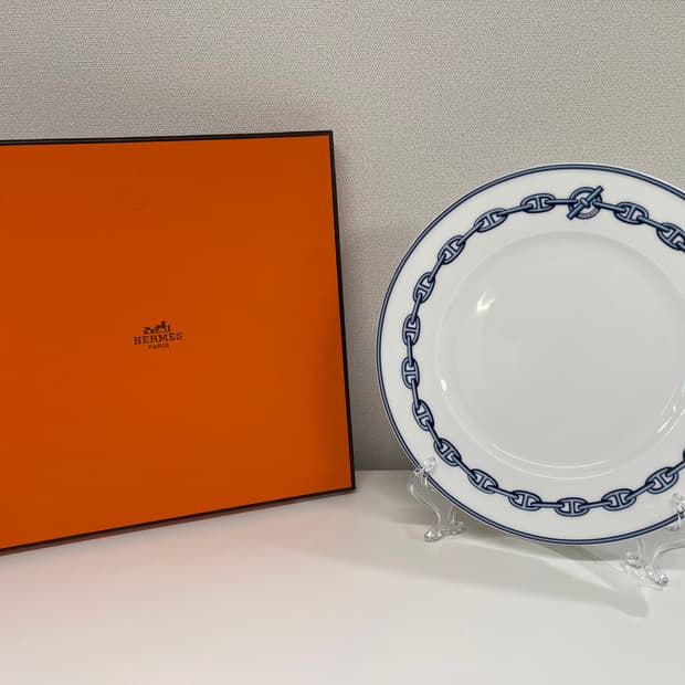 에르메스 샹달 블루 플레이트 1P HERMES