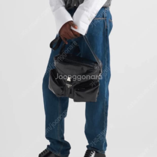 프라다 / 오일 왁스 레더 크로스백 