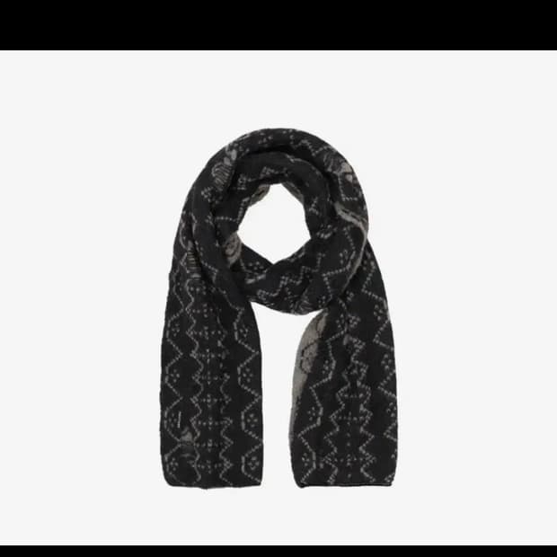 폴리테루 에스닉 머플러 블랙