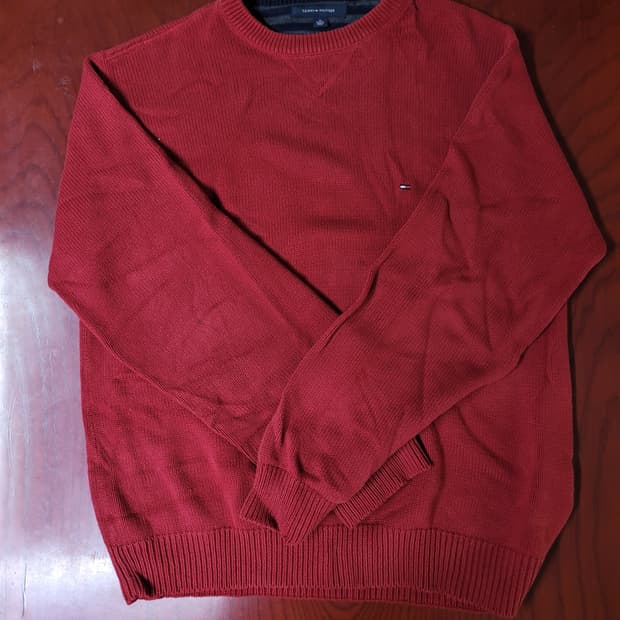 빈티지 타미힐피거 베이직 니트