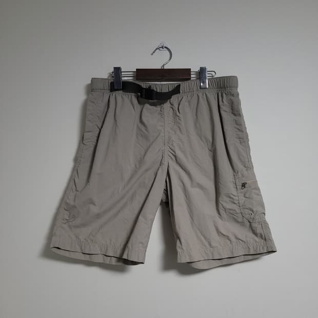 (34) COLUMBIA 컬럼비아 기능성 카고 벨트 반바지 포켓 XL