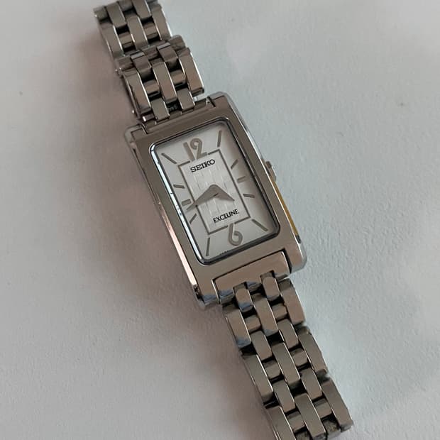 Seiko 세이코 Exceline 엑셀린 스퀘어 쿼츠 레이디스