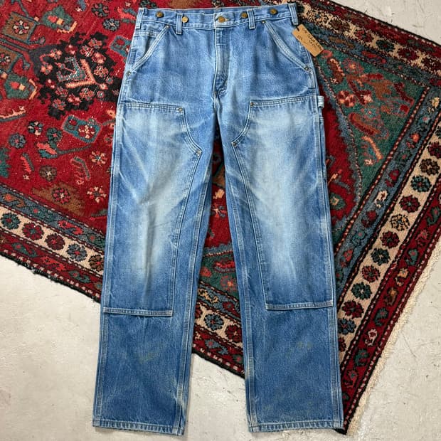 OG 칼하트 데님 더블니 칼하트 워크팬츠 썩블니