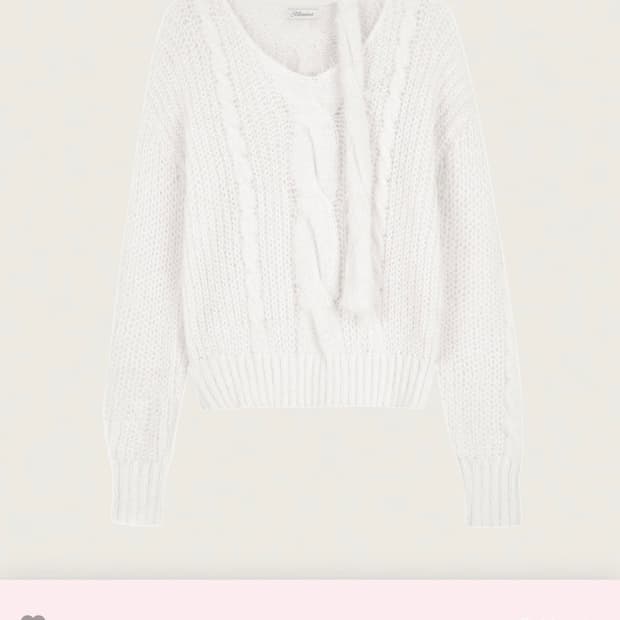 클리시어 Softy cable knit 소프티 케이블 니트