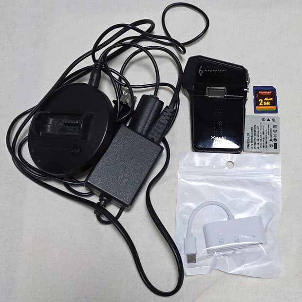 산요작티C6/블랙/정품충전기