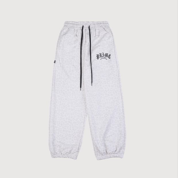 프라임멤버스 레오파드 조거 팬츠 