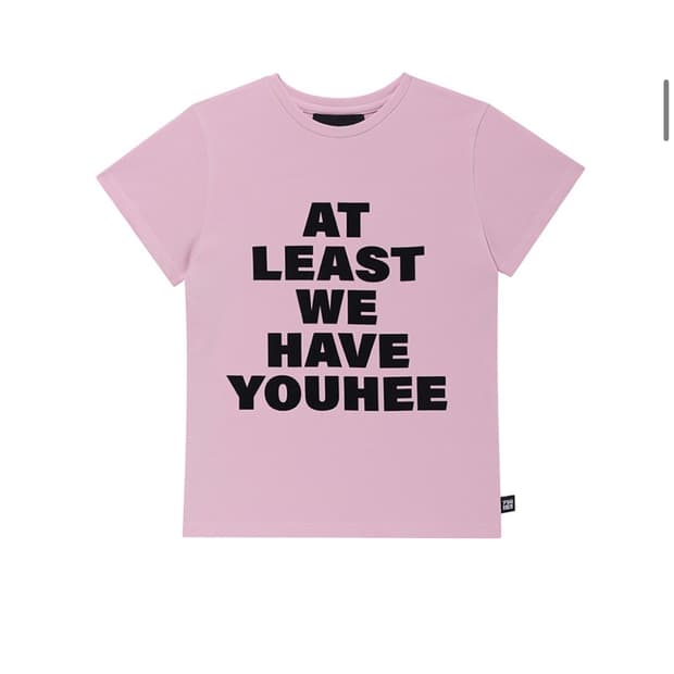 LETTERING T-SHIRT PINK