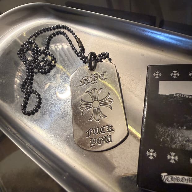 크롬하츠 도그택 퍽유 목걸이