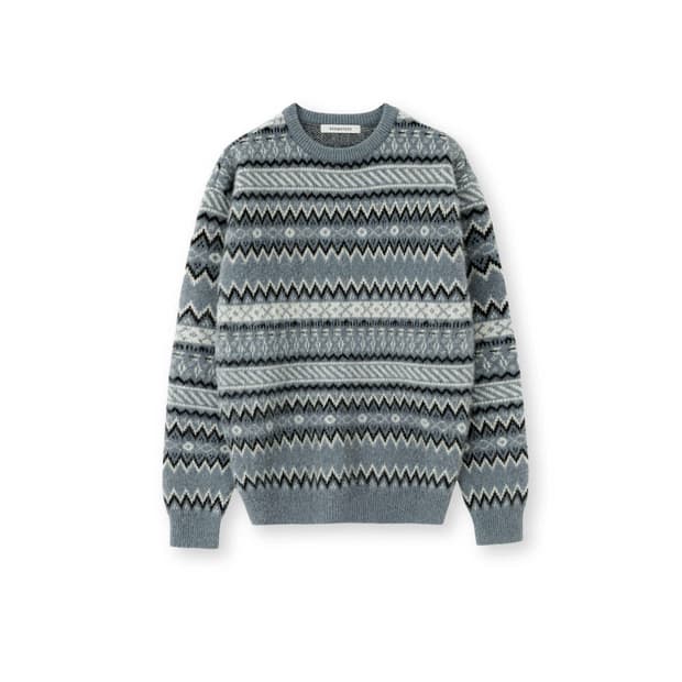 브라운야드 페어아일 니트