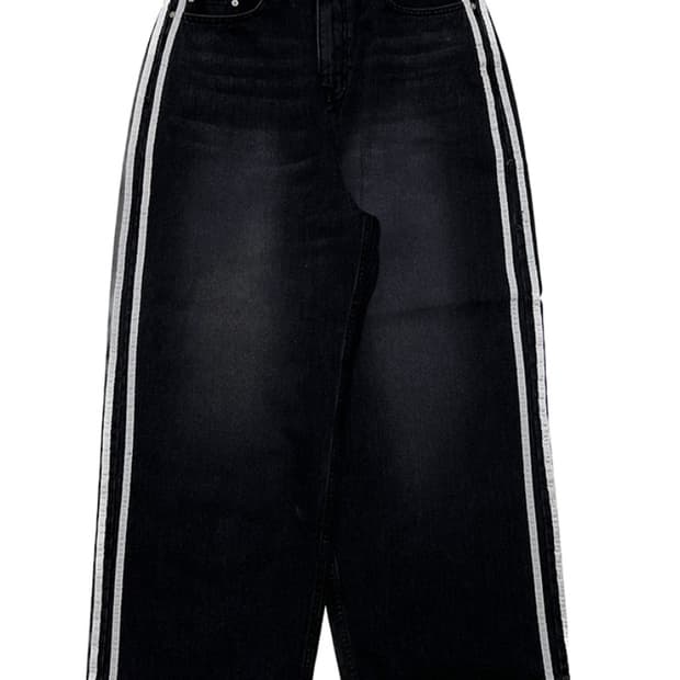 TRACK LINE WIDE PANTS
