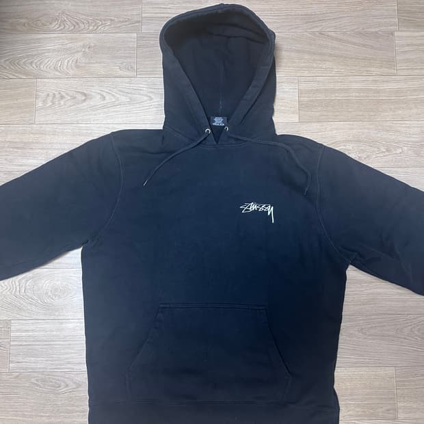 스투시 ITP 로즈 후드 블랙 XL