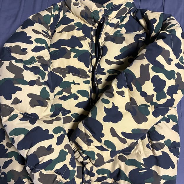 베이프 1st 카모 황계 다운자켓 2XL (패딩)
